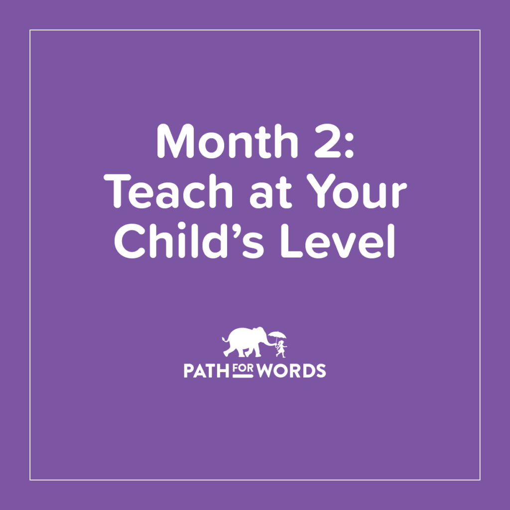 E-book - Month 2: Teach at Your Child's Level